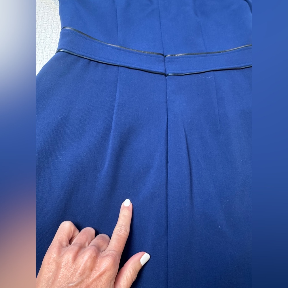 Karl Lagerfeld Royal Blue Dress Size 8 New NWT - Picture 11 of 12